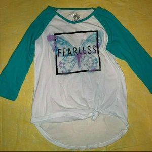 Justice brand tee size 10/12